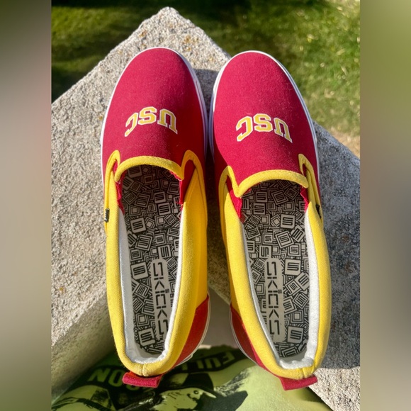 NWOT USC Trojans slip on sneakers - Picture 4 of 6